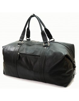 Дорожная кожаная черная фирменная сумка KATANA K69253-1
