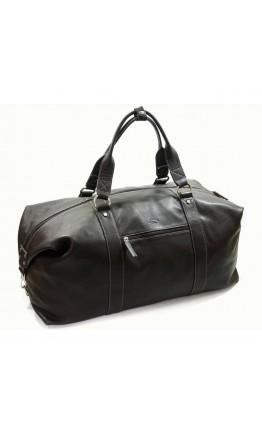 Дорожная кожаная коричневая фирменная сумка KATANA k69253-2