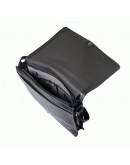Фотография Стильная кожаная черная мужская сумка на плечо Katana k69305-1