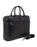 Фотография Кожаный черный фирменный мужской портфель Katana k69364-1