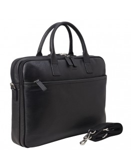 Кожаный черный фирменный мужской портфель Katana k69364-1