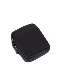 Чёрная компактная мужская сумка на плечо Katana k789104-1