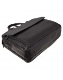 Фотография Черная фирменная кожаная деловая сумка Katana k81615-1