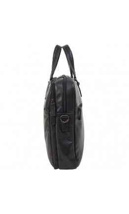 Кожаный черный фирменный мужской портфель Katana k81627-1