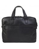 Фотография Кожаный черный фирменный мужской портфель Katana k81627-1
