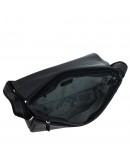 Фотография Стильная кожаная черная мужская сумка на плечо Katana k83606-1