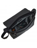 Фотография Стильная кожаная черная мужская сумка на плечо Katana k83606-1