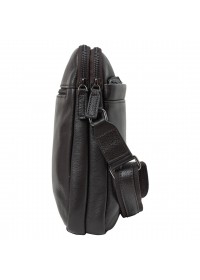 Кожаная коричневая мужская сумка на плечо  размера KATANA k89624-2