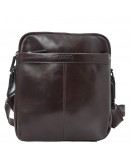 Фотография Кожаная коричневая мужская сумка на плечо  размера KATANA k98662-2