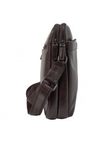 Кожаная коричневая мужская сумка на плечо  размера KATANA k98662-2