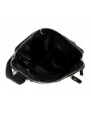 Фотография Мягкая мужская черная сумка на плечо 7206