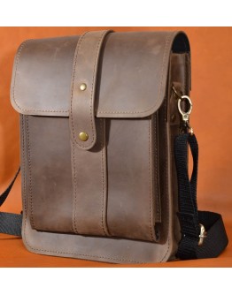 Мужская сумка на плечо из винтажной натуральной кожи Limary lim0123rc