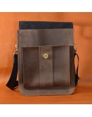 Фотография Мужская сумка на плечо из винтажной натуральной кожи Limary lim0123rc