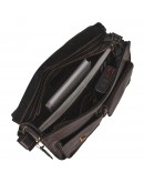 Фотография Черная мужская кожаная сумка на плечо M1050A