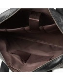 Фотография Черная кожаная сумка Borsa Leather K11118-black