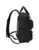 Фотография Кожаный черный удобный рюкзак M2262A
