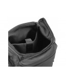 Фотография Черный кожаный мужской рюкзак M35-1017A