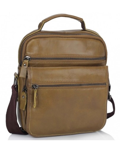 Фотография Мужская сумка - барсетка рыжего цвета Tiding Bag M35-8852LB