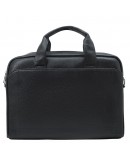 Фотография Деловая кожаная черная сумка для ноутбука M5006A