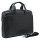Деловая кожаная черная сумка для ноутбука M5006A