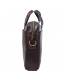 Фотография Деловая кожаная коричневая сумка для ноутбука M5006C