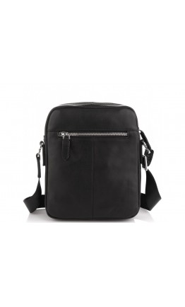 Мужская черная сумка кожаная Tiding Bag M6003A