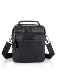 Мужская черная сумка - барсетка Vintage M7002A