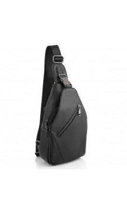 Черная мужская сумка - слинг M7408A