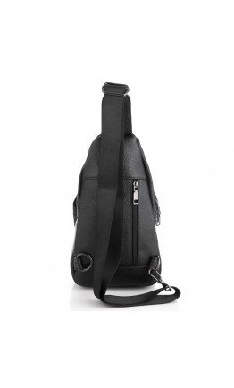 Черная мужская сумка - слинг M7408A