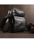 Фотография Черная небольшая сумка на плечо, мужская M7602A