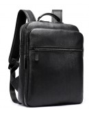 Фотография Кожаный мужской черный рюкзак M8388A