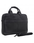 Фотография Черный мужской портфель кожаная сумка для ноутбука M8841A