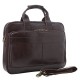 Коричневый мужской портфель кожаная сумка для ноутбука M8841C