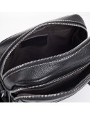 Фотография Черная мужская кожаная сумка Vintage M9054A