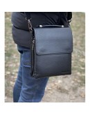 Фотография Черная кожаная сумка - барсетка Marco Coverna mc0403-4
