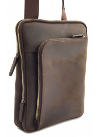 Мужская сумка коричневая винтажная кожаная VATTO MK114 KR450