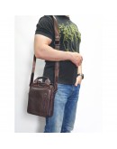 Фотография Мужская коричневая сумка барсетка VATTO MK115 KAZ400