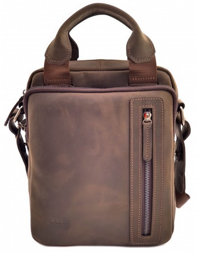 Фотография Мужская коричневая сумка - барсетка среднего размера VATTO MK115 KR450