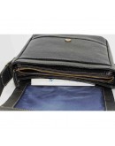 Фотография Черная сумка на плечо в коже флотар VATTO MK17 F8KAZ1