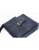 Фотография Мужская кожаная сумка синяя винтажная VATTO MK17 KR600