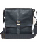 Фотография Черная мужская винтажная кожаная сумка VATTO MK17 KR670
