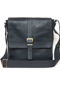Черная мужская винтажная кожаная сумка VATTO MK17 KR670