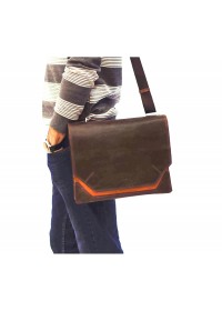 Оригинальная винтажная коричневая кожаная сумка А4 VATTO MK21 KR450.190
