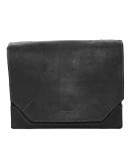 Фотография Удобная винтажная черная кожаная сумка А4 VATTO MK21 KR670