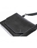 Фотография Удобная винтажная черная кожаная сумка А4 VATTO MK21 KR670
