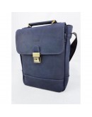 Фотография Синяя мужская винтажная кожаная сумка - барсетка VATTO MK28.2 KR600