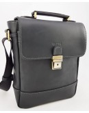 Фотография Черная мужская винтажная кожаная сумка - барсетка VATTO MK28.2 KR670
