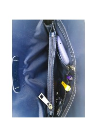Мужская винтажная синяя сумка - барсетка VATTO MK77 KR600