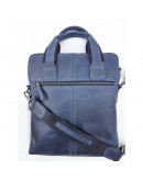 Фотография Мужская винтажная синяя сумка - барсетка VATTO MK77 KR600