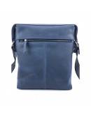 Фотография Синяя большая сумка на плечо из винтажной кожи VATTO MK79 KR600